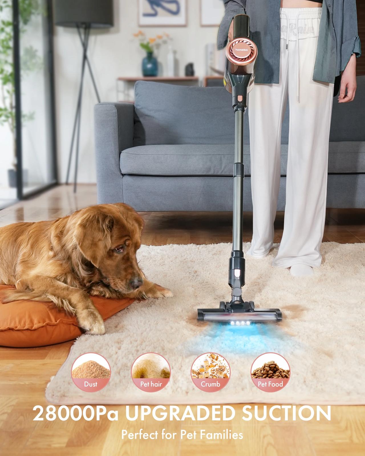 New Homeika Cordless Vacuum Cleaner, Powerful Suction 8-in-1 Multifunction Vacuum