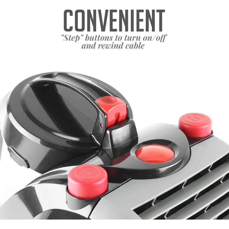 Bagless Canister Vacuum Cleaner – Powerful Multi-Surface Suction with HEPA Filtration